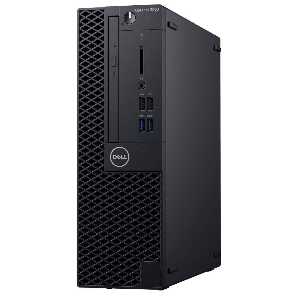 Sistem Desktop PC Dell OptiPlex 3060 SFF, Intel® Core™ i3-8100, 4GB DDR4, SSD 128GB, Intel® UHD Graphics, Windows 10 Pro