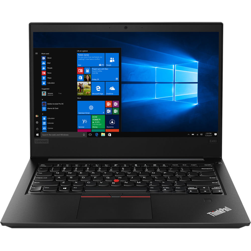 Laptop Lenovo ThinkPad E480, Intel® Core™ i5-8250U, 8GB DDR4, SSD 256GB, Intel® UHD Graphics, Windows 10 Pro