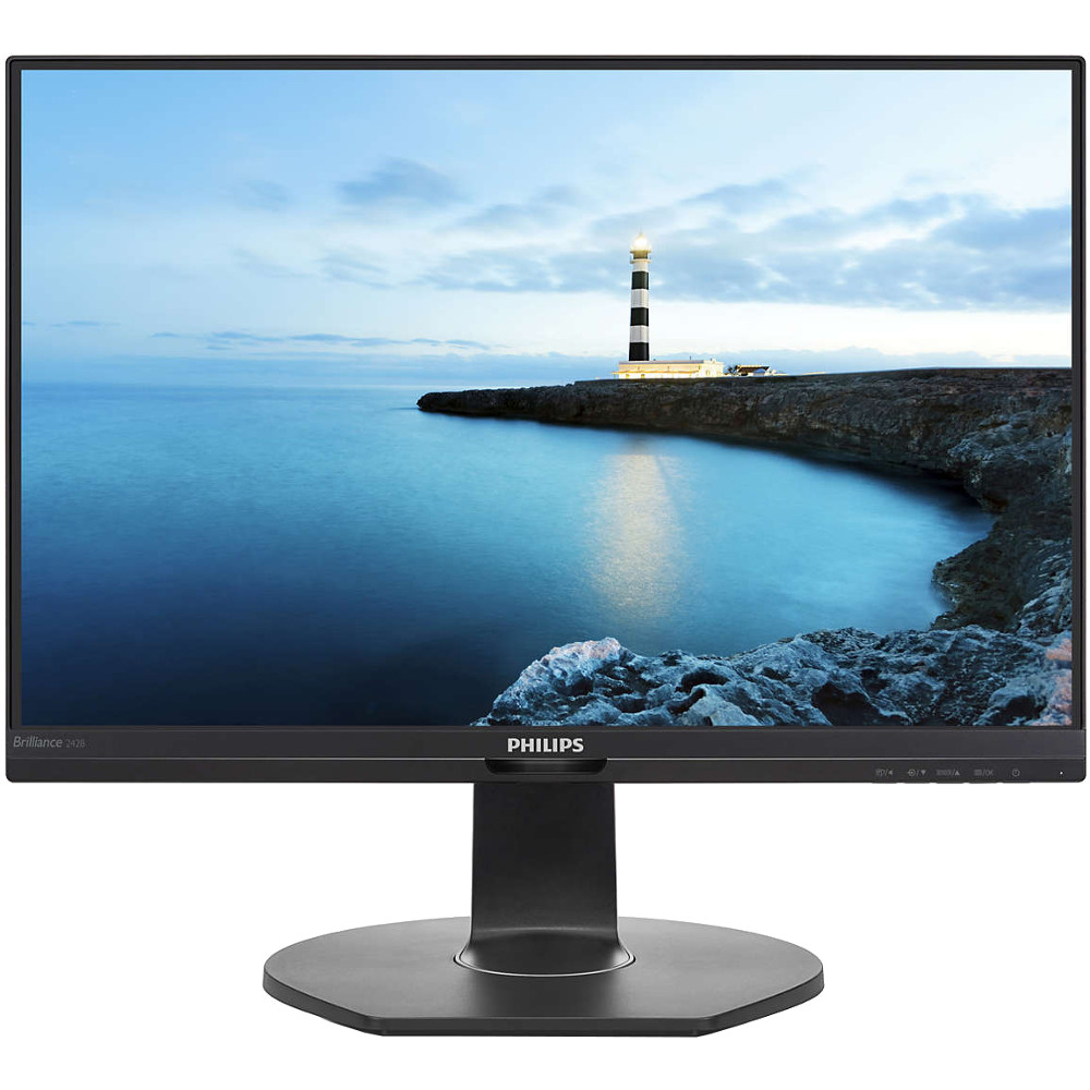 Monitor LED Philips 242B7QPTEB, 23.8", QHD, Negru