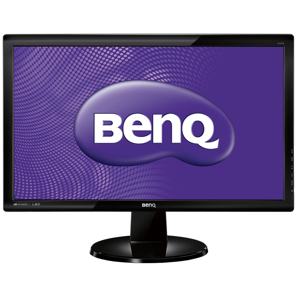 Monitor LED BenQ GL2250HM, 21.5", Full HD, 2ms, HDMI, DVI, Flicker Free, Boxe, Negru