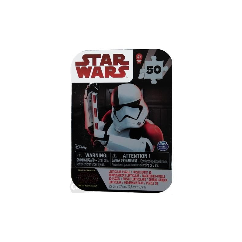 star vr box 3d lp vr012 Puzzle Star Wars 3D cu 50 de piese in cutie de metal