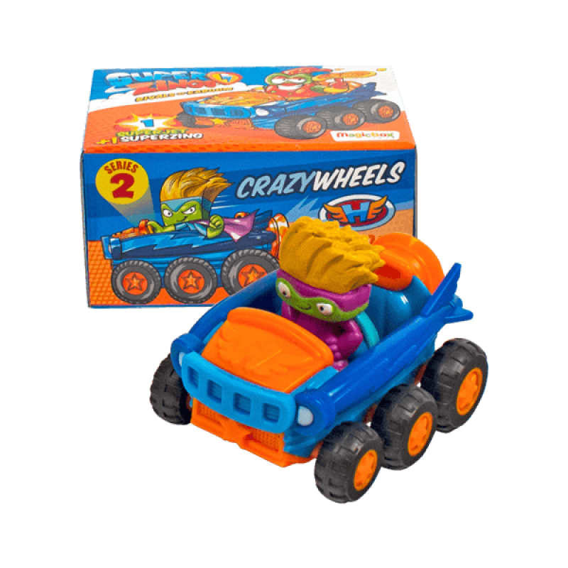 Superzings II Super Jet Sk Crazy Wheels albastru