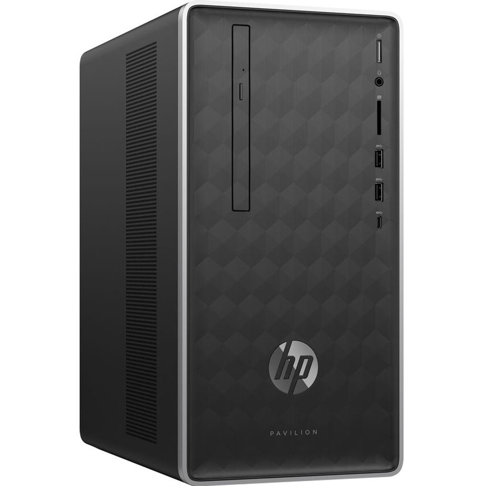 Sistem Desktop PC HP Pavilion 590-p0018nq, AMD Ryzen™ 5 2400G, 8GB DDR4, HDD 1TB + SSD 128GB, AMD Radeon™ Vega 11, Free DOS