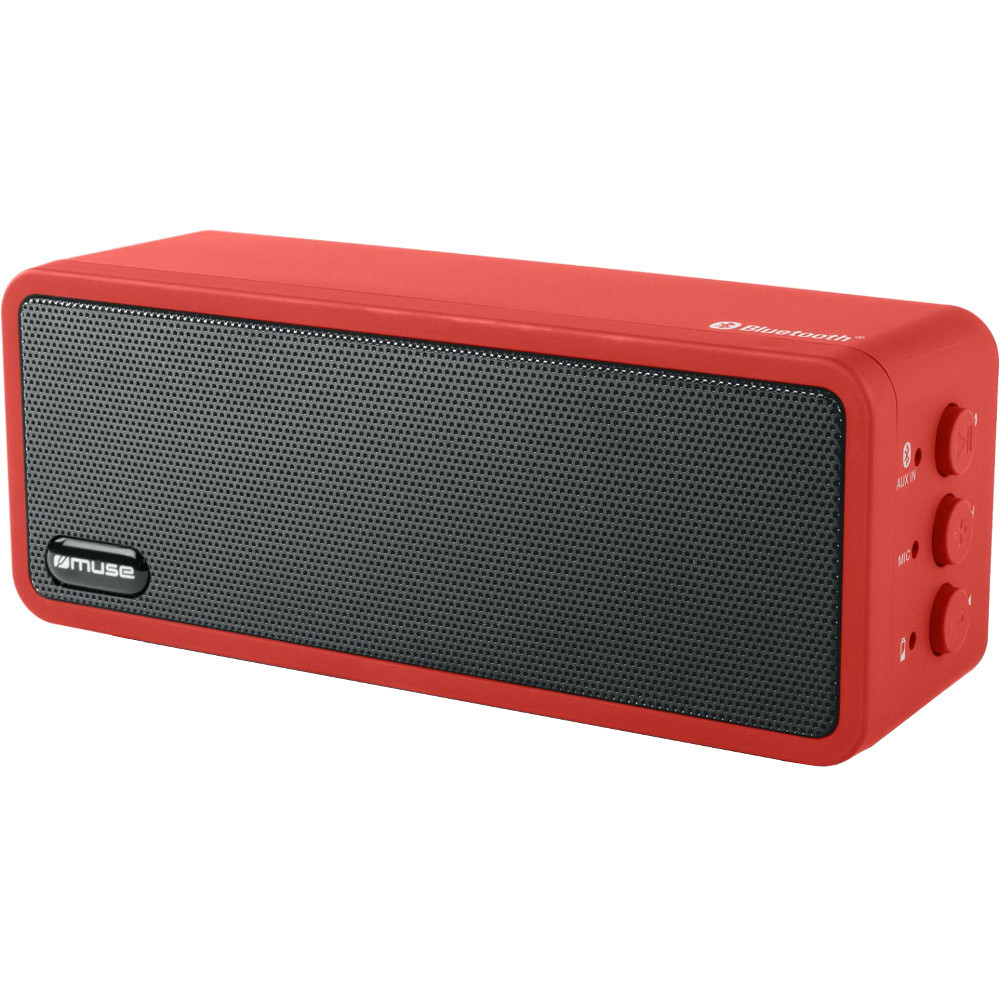 Boxa portabila Muse M-350 BTR, Bluetooth, Functie Hands-Free, Rosu