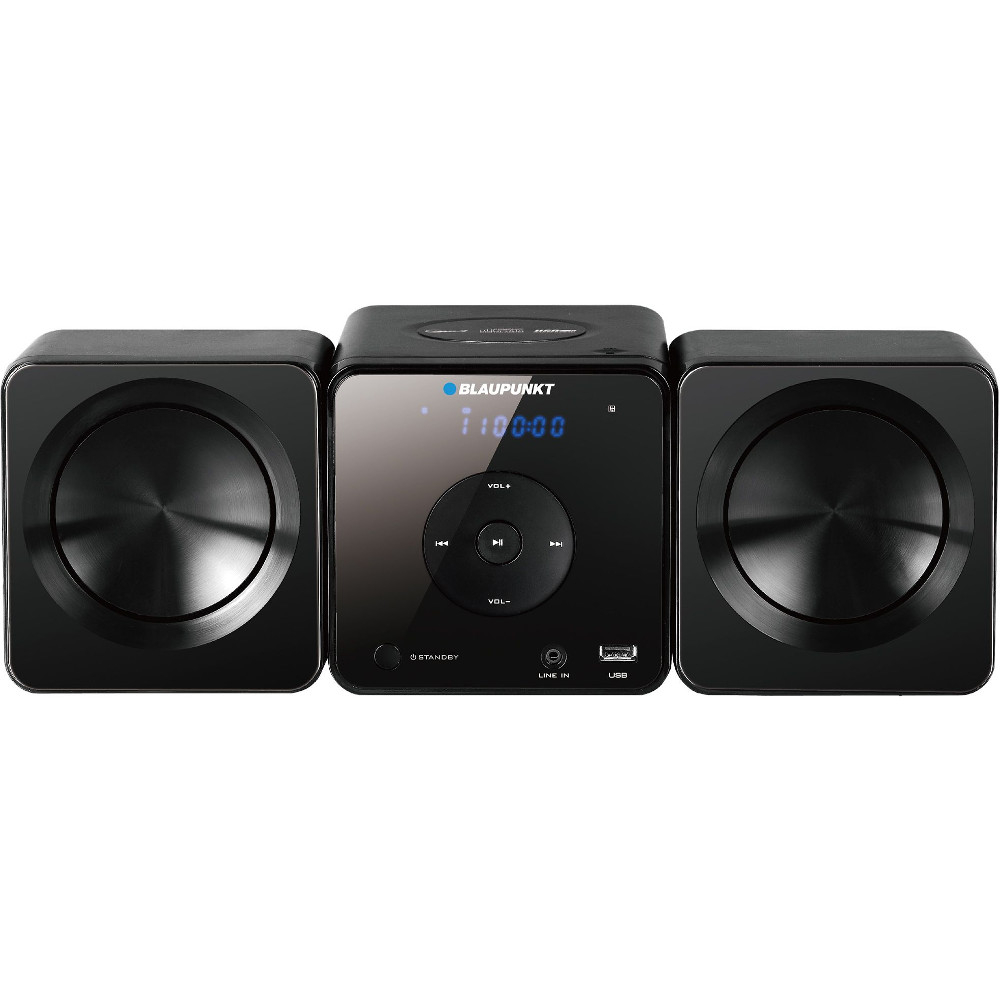 Microsistem audio Blaupunkt MS5BK, CD Player, FM radio, USB, Negru