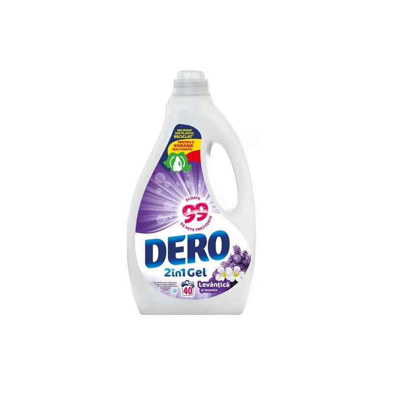 Detergent lichid Dero Levantica, 2L, 40 spalari