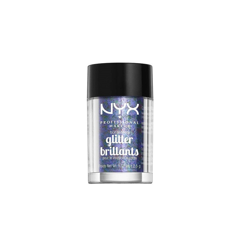 Sclipici pentru fata si corp, NYX, Glitter, 11 Violet, 2.5 g