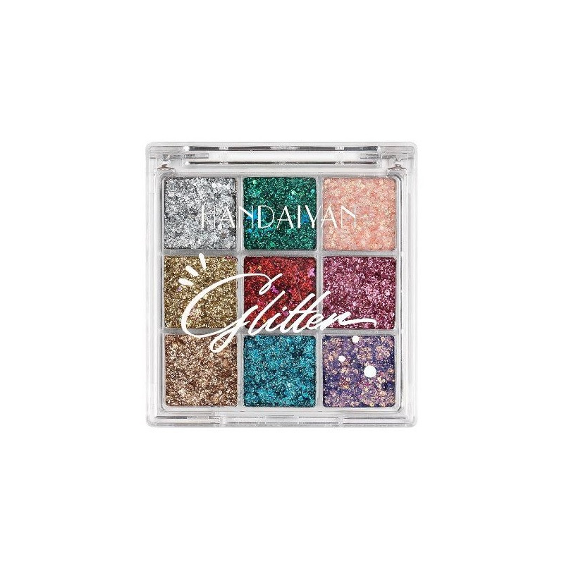 Trusa Fard Glitter, Handaiyan, 9 culori, 03