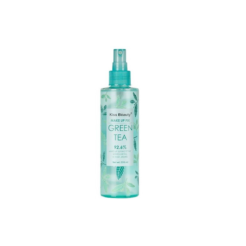 Spray fixare machiaj, Kiss Beauty, Green Tea, Makeup Fix, 220 ml