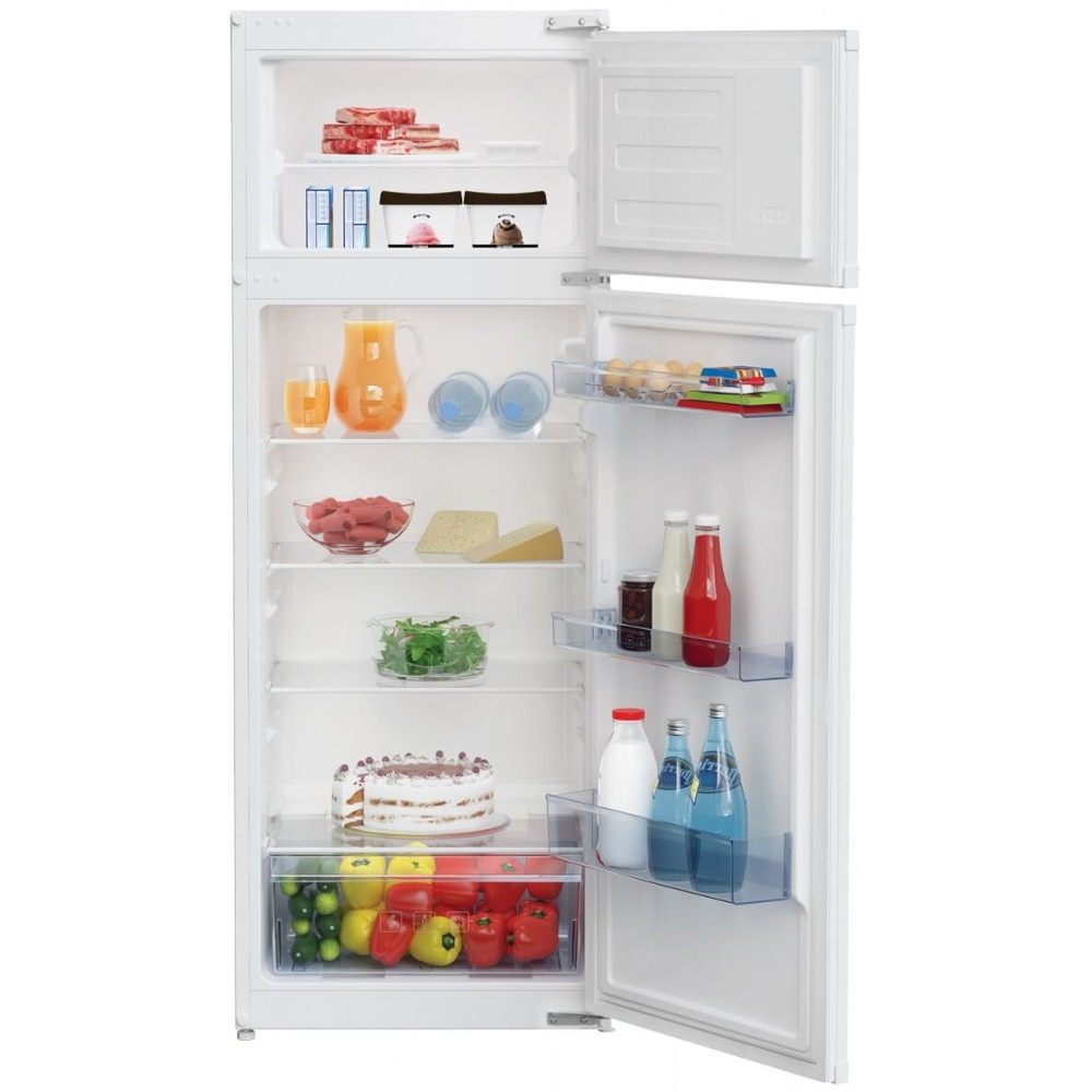 frigider 2 usi clasa a++ Frigider cu doua usi incorporabil Beko BDSA250K2S, 220 l, Clasa A+