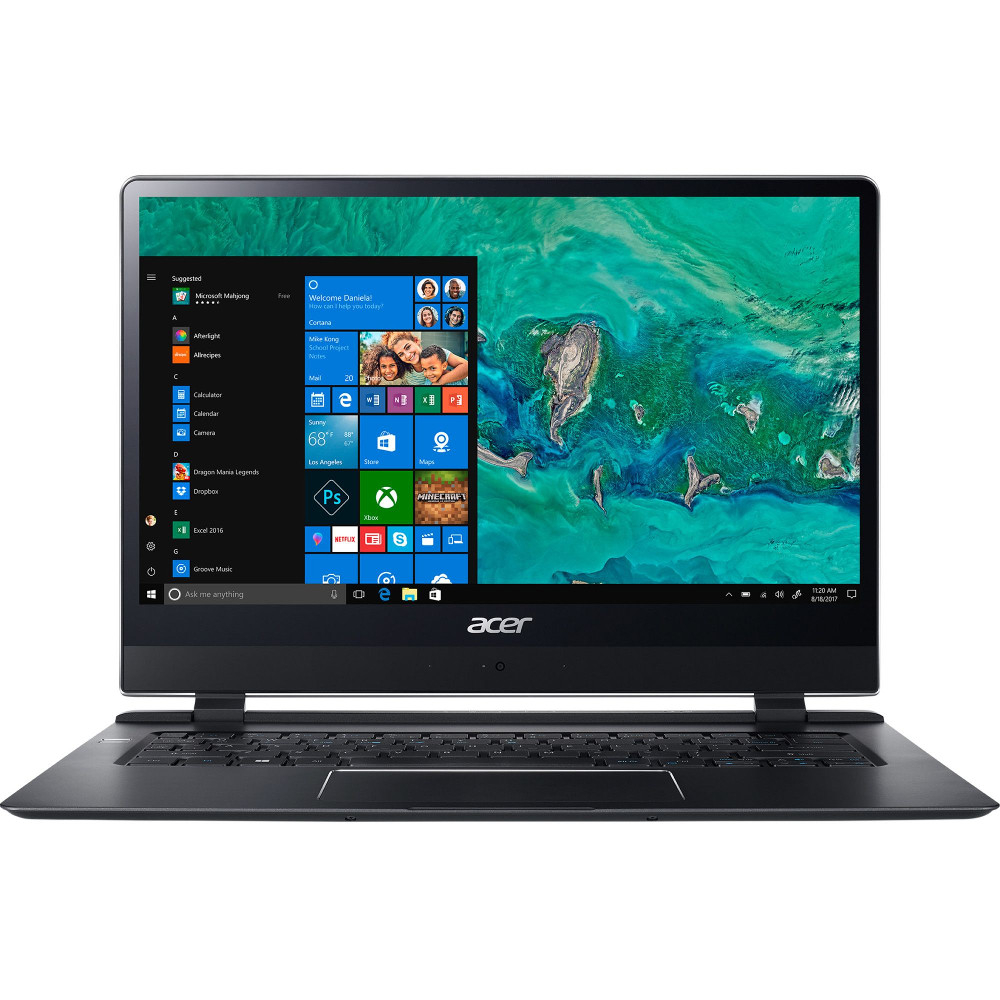 Laptop Acer Swift 7 SF714-51T-M7HA, Intel&#174; Core&trade; i7-7Y75, 8GB LPDDR3, SSD 256GB, Intel&#174; HD Graphics, $G LTE, Windows 10 Home