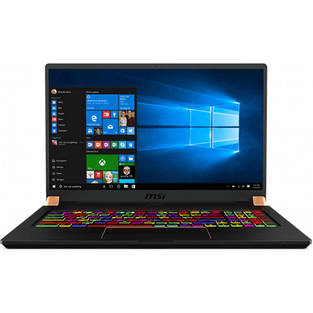 Laptop Gaming MSI GS75 Stealth 8SF-213RO, Intel&#174; Core&trade; i7-8750H, 16GB DDR4, SSD 512GB, nVIDIA GeForce RTX 2070 8GB, Windows 10 Home