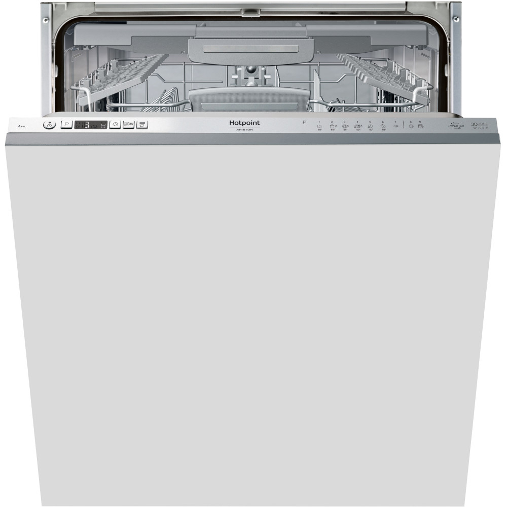 Masina de spalat vase incorporabila Hotpoint HIO3C23WF, 14 seturi, 9 programe, Clasa A++