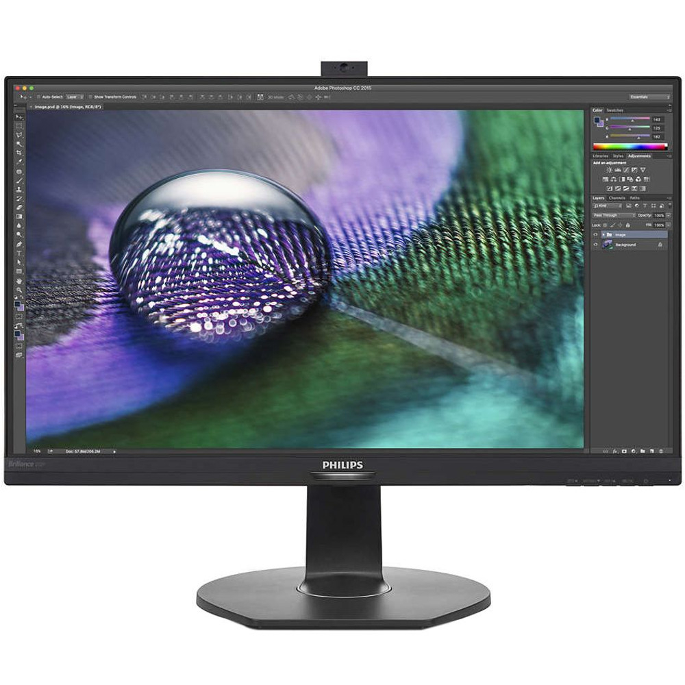 Monitor LED Philips 272P7VPTKEB, 21.5", UHD, Negru