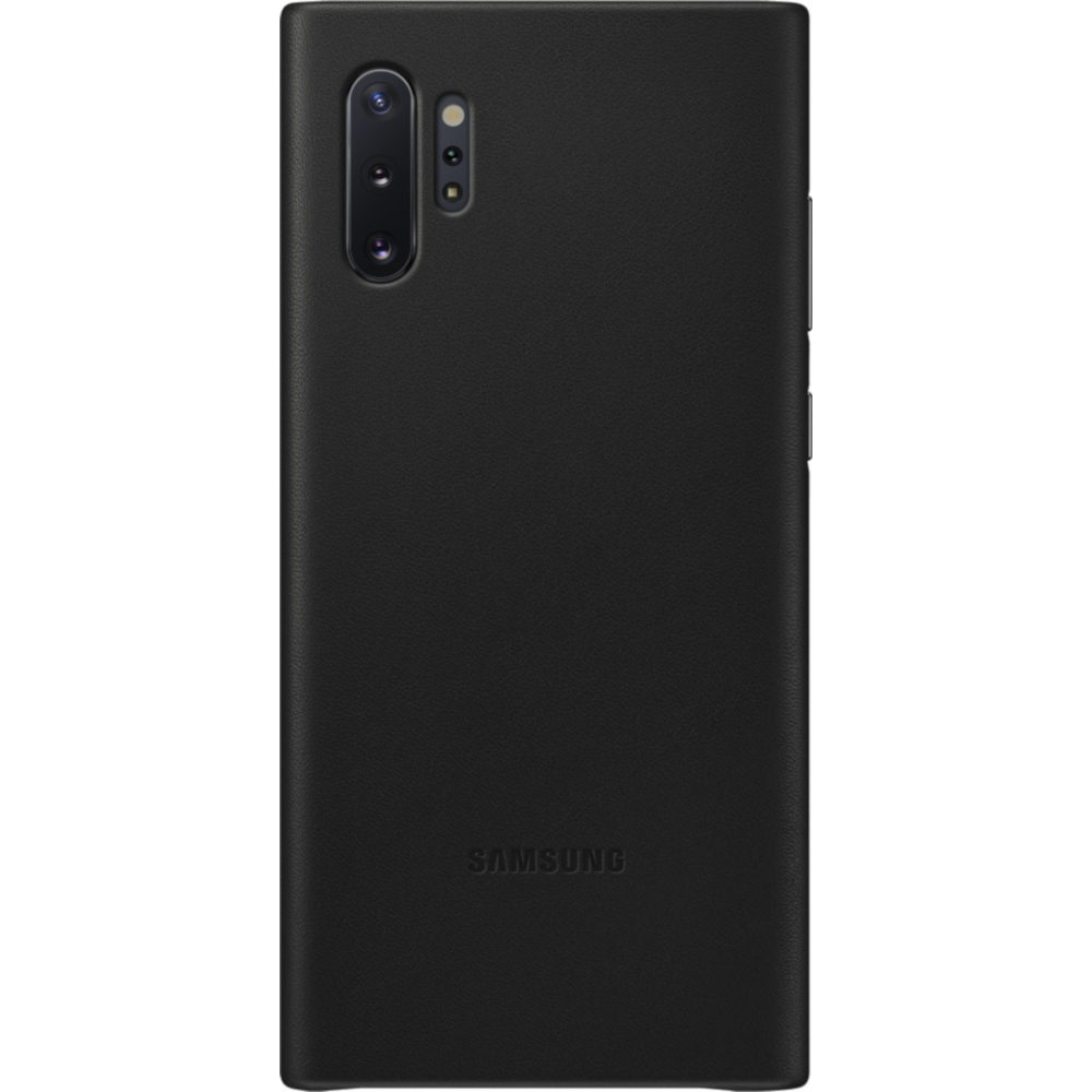 Husa de protectie Samsung Leather pentru Galaxy Note 10+, Negru