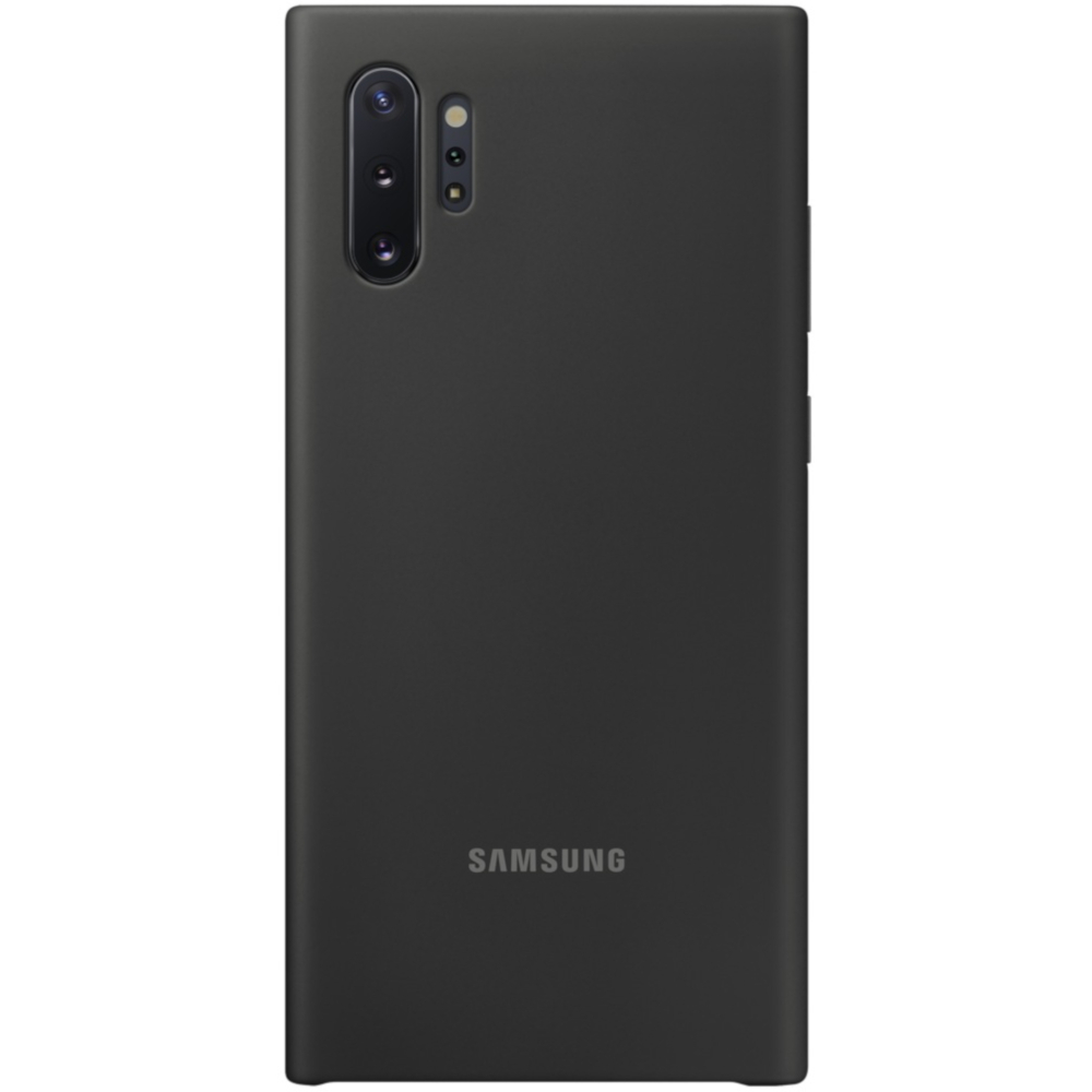 Husa de protectie Samsung Silicone pentru Galaxy Note 10+, Negru