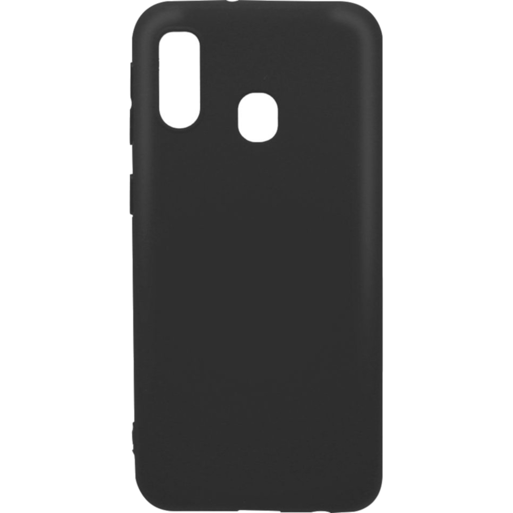 Husa de protectie Lemontti Silicon Silky pentru Samsung Galaxy A40, Negru