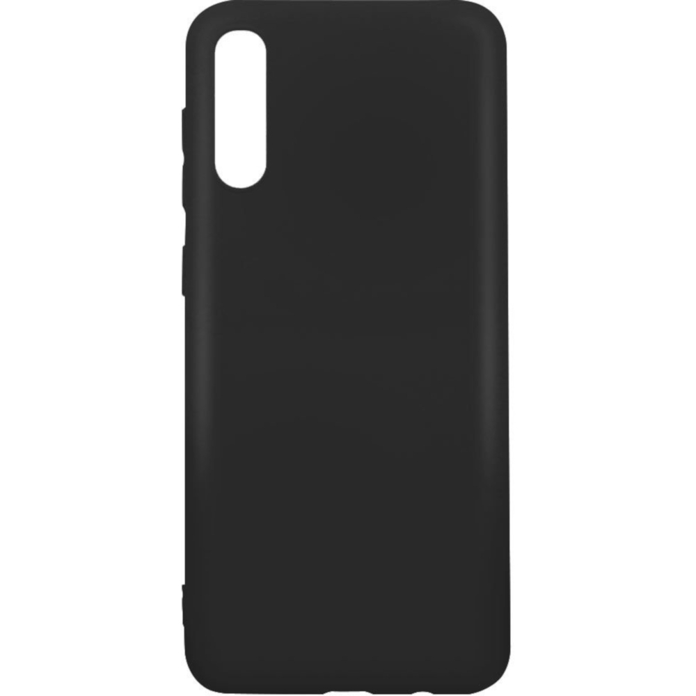 Husa de protectie Lemontti Silicon Silky pentru Samsung Galaxy A50, Negru