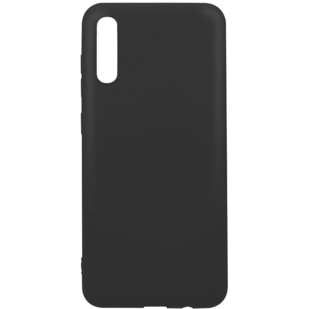 Husa de protectie Lemontti Silicon Silky pentru Samsung Galaxy A70, Negru