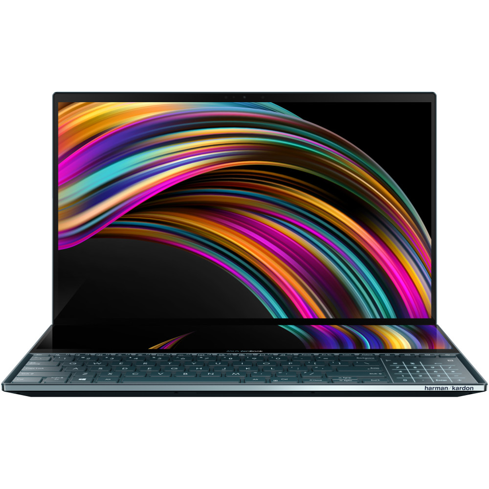 Laptop Asus ZenBook Pro Duo UX581GV-H2001R, Intel&#174; Core&trade; i9-9980HK, 32GB DDR4, SSD 1TB, NVIDIA GeForce RTX 2060 6GB, Windows 10 Pro