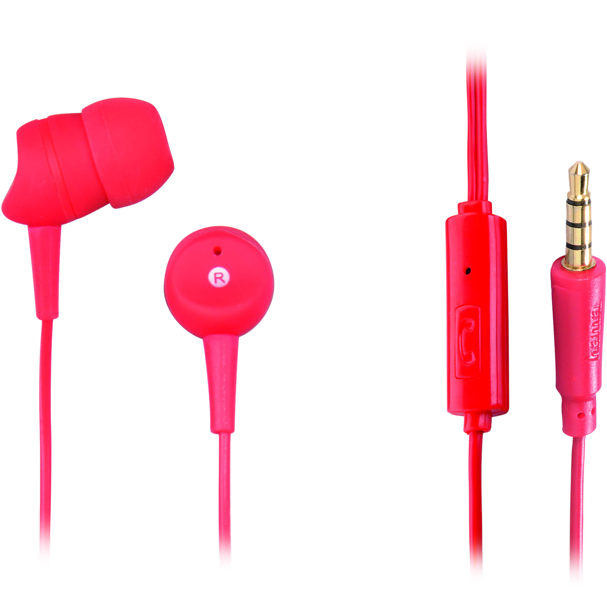 Casti In-Ear Hama Basic 137438, Rosu