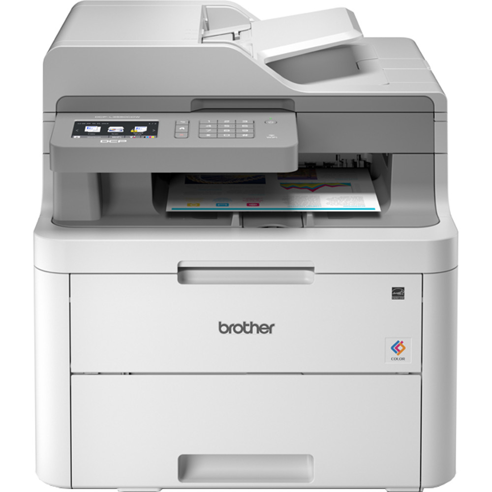 Multifunctional laser color Brother DCP-L3550CDW, Wi-Fi, Retea, Duplex, A4