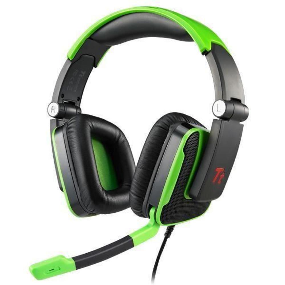 Casti gaming cu microfon Tt eSPORTS Console One, Verde