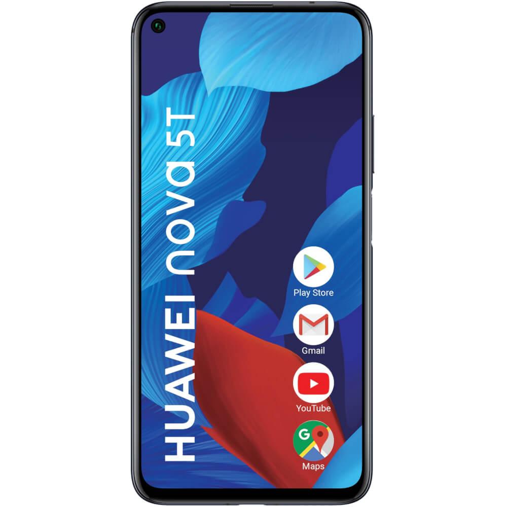 Telefon mobil Huawei Nova 5T, 128GB, 6GB, Dual SIM, Negru