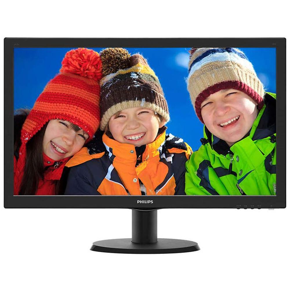 Monitor LED Philips 243V5QHABA/00, 23.6", Full HD, Negru