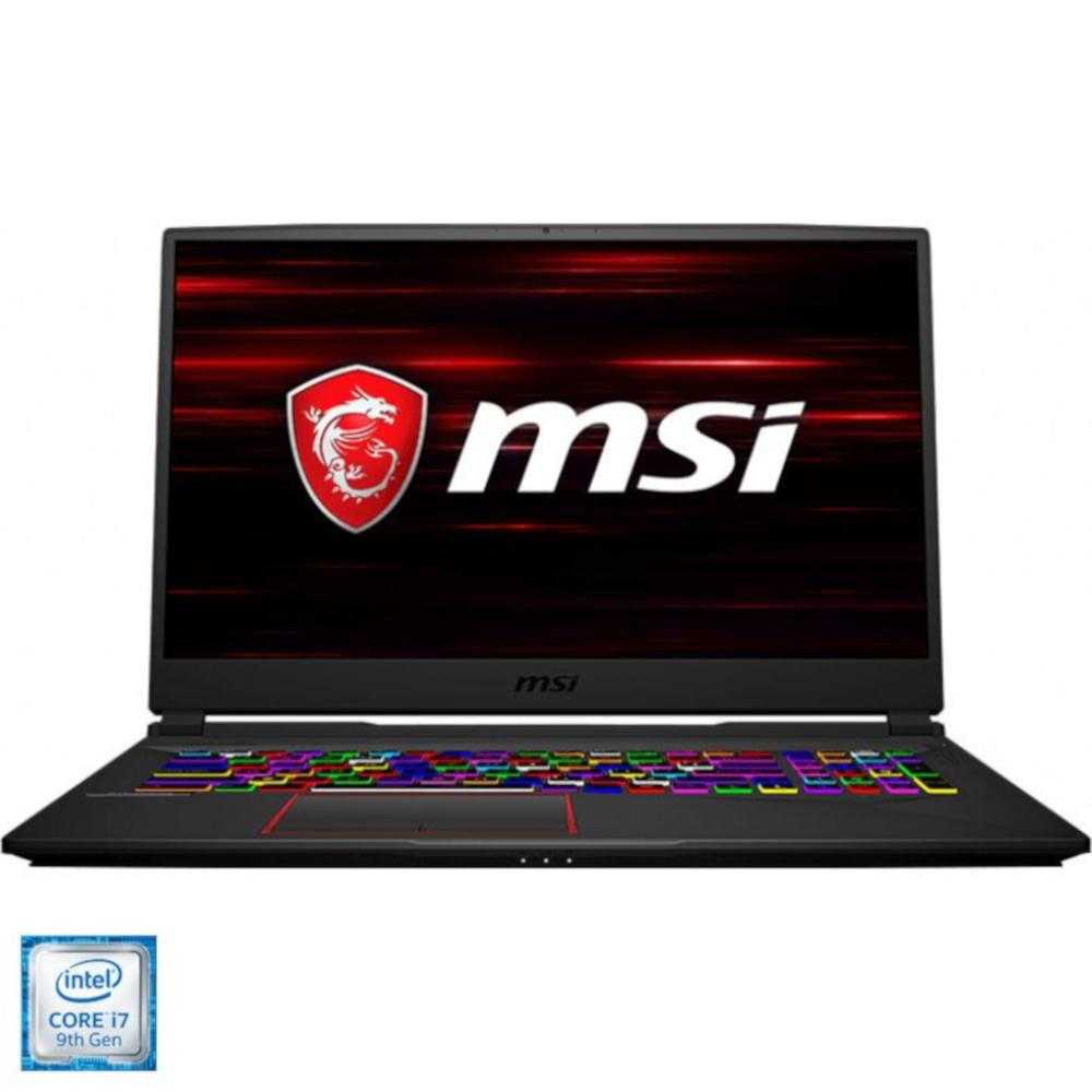 Laptop Gaming MSI GE75 Raider 9SG-1059XRO, Intel&#174; Core&trade; i7-9750H, 16GB DDR4, SSD 1TB, nVIDIA GeForce RTX 2080 8GB, Free DOS