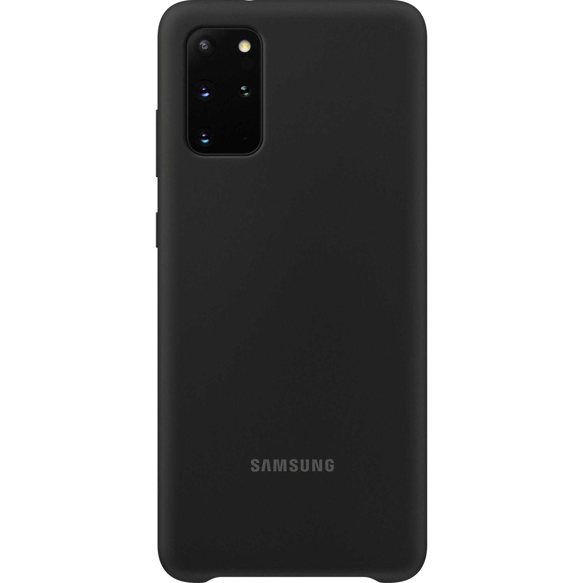 Husa de protectie Samsung Silicone Cover pentru Galaxy S20+, Negru