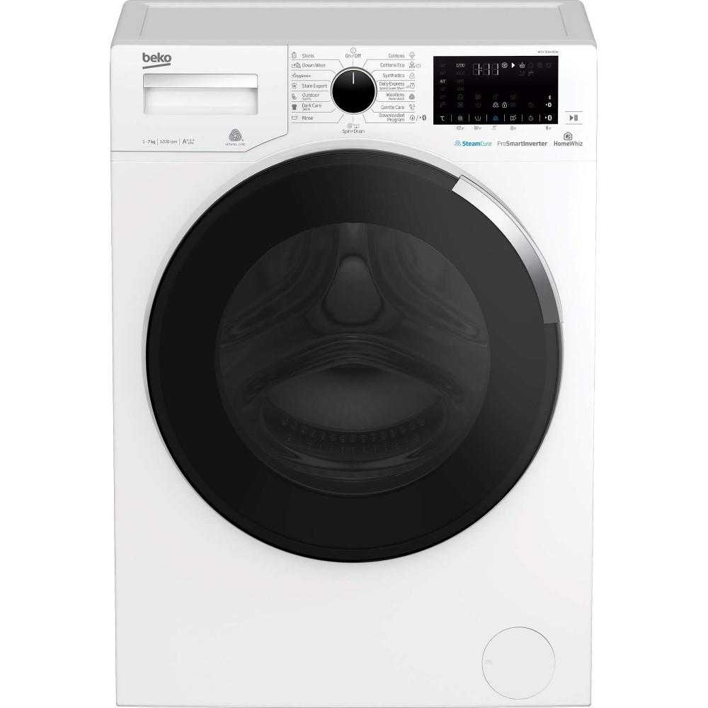 Masina de spalat rufe Beko WTV7644XCW, 1200 RPM, 7 kg, Clasa A+++