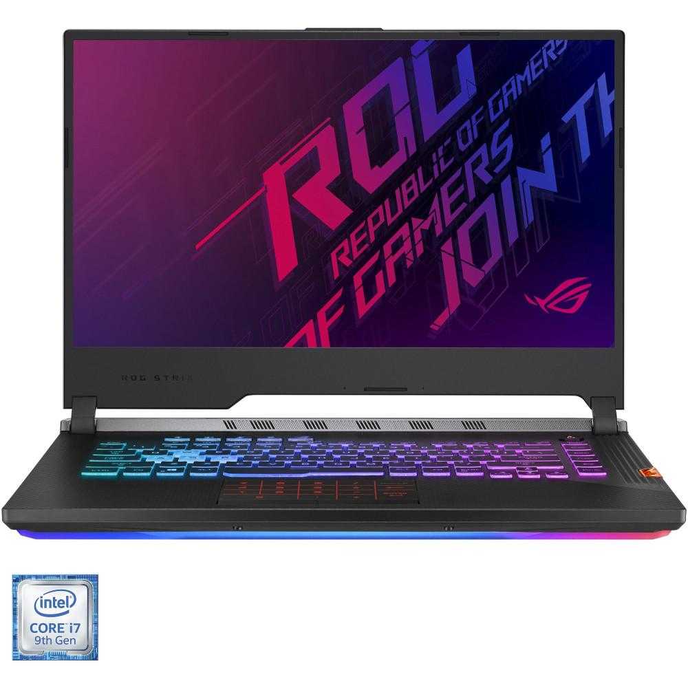 Laptop Gaming Asus ROG Strix SCAR III G531GV-AZ342, Intel&#174; Core&trade; i7-9750H, 8GB DDR4, SSD 1TB, NVIDIA GeForce RTX 2060 6GB, Free DOS