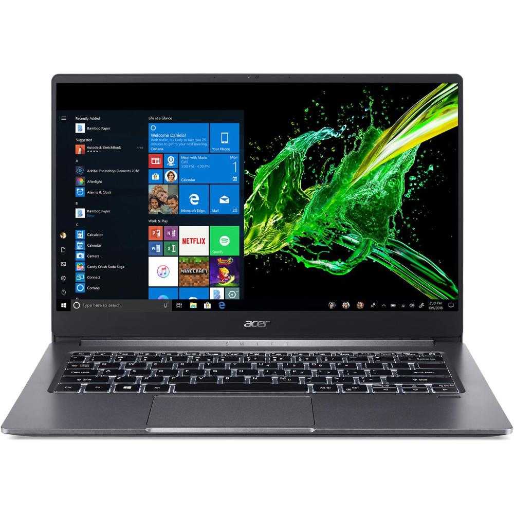 Laptop Acer Swift 3 SF314-57G, Intel® Core™ i5-1035G1, 8GB LPDDR4, SSD 512GB, NVIDIA GeForce MX350 2GB, Windows 10 Home