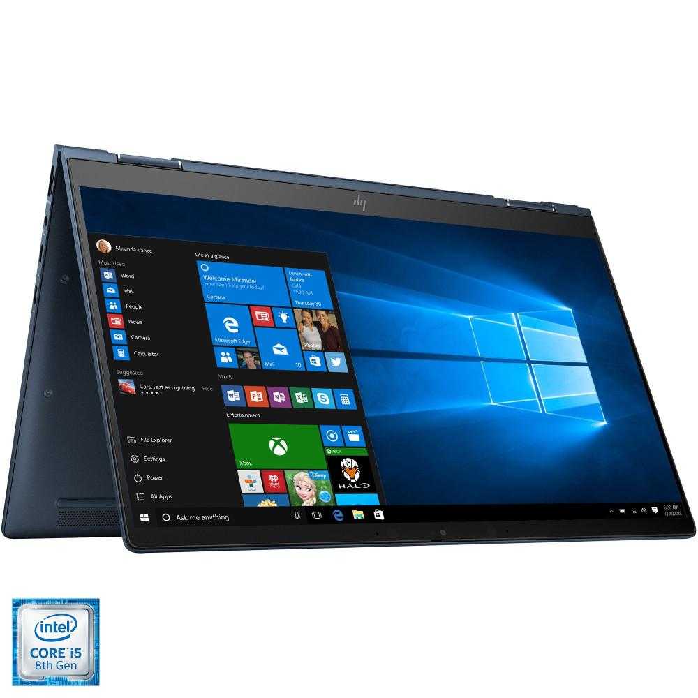 Laptop HP Elite Dragonfly x360, Intel® Core™ i5-8265U, 8GB LPDDR3, SSD 256GB, Intel® UHD Graphics, Windows 10 Pro