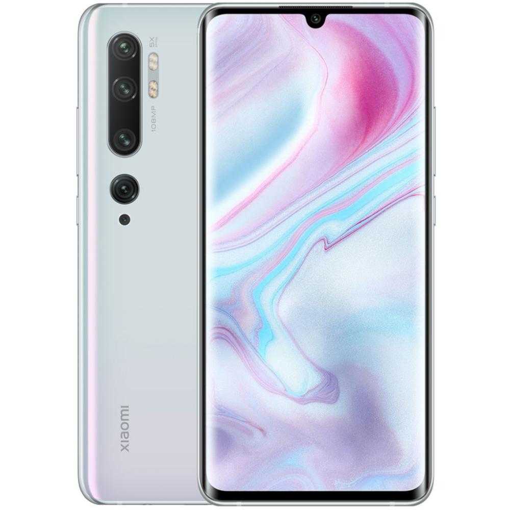 Telefon mobil Xiaomi Mi Note 10 Pro, 256GB, 8GB, Dual SIM, Glacier White