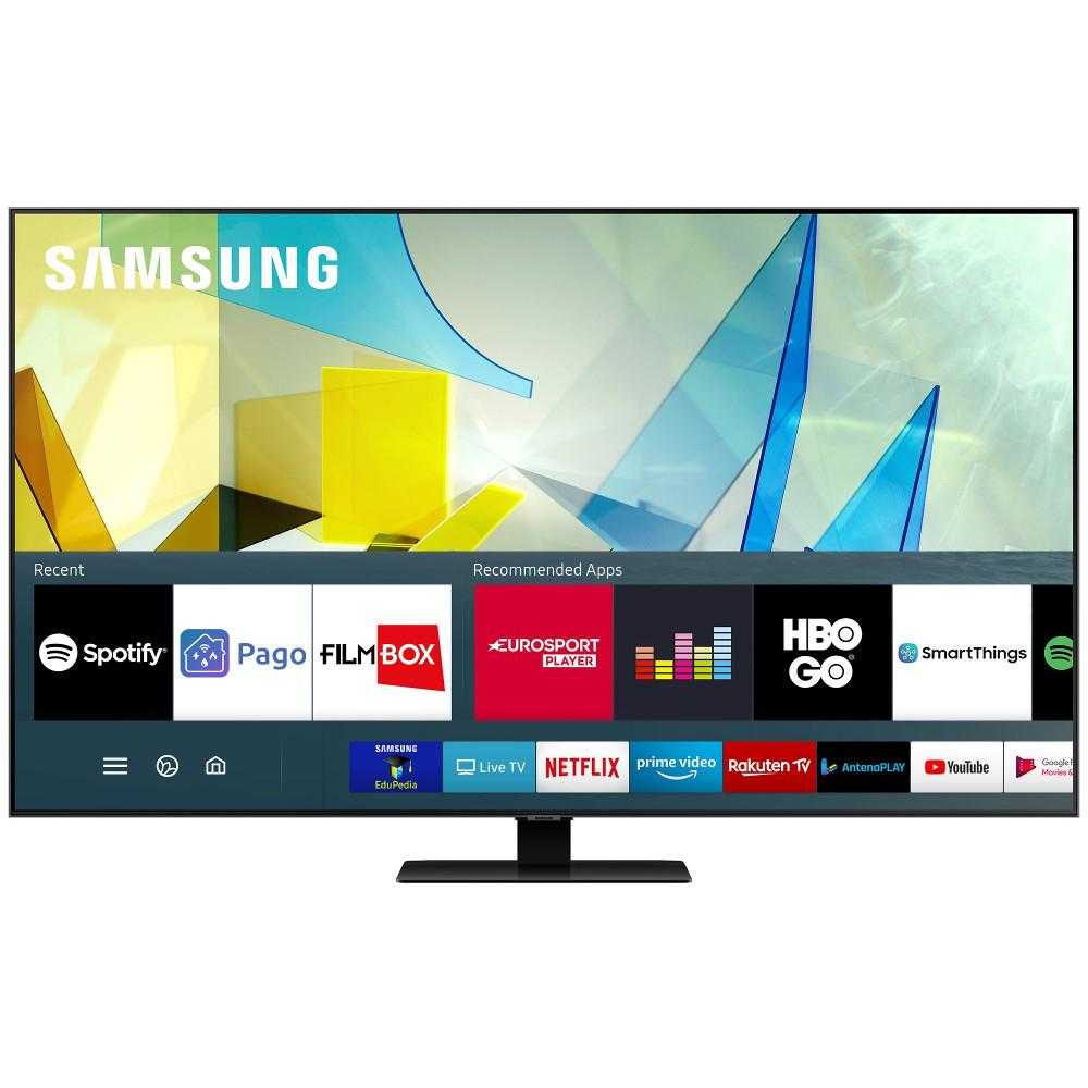 Televizor Smart QLED, Samsung QE55Q80T, 138 cm, Ultra HD 4K