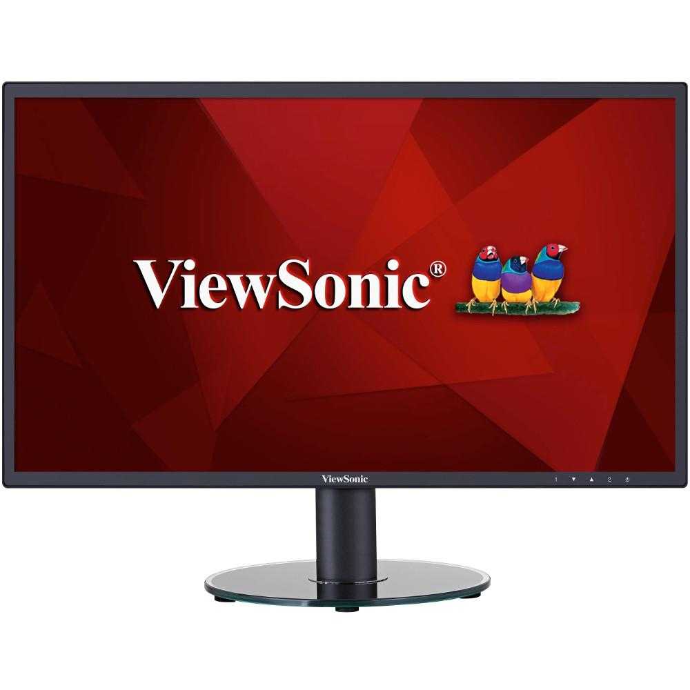 Monitor LED ViewSonic VA2419-SH, 23.8", IPS, Full HD, Flicker-Free, Negru