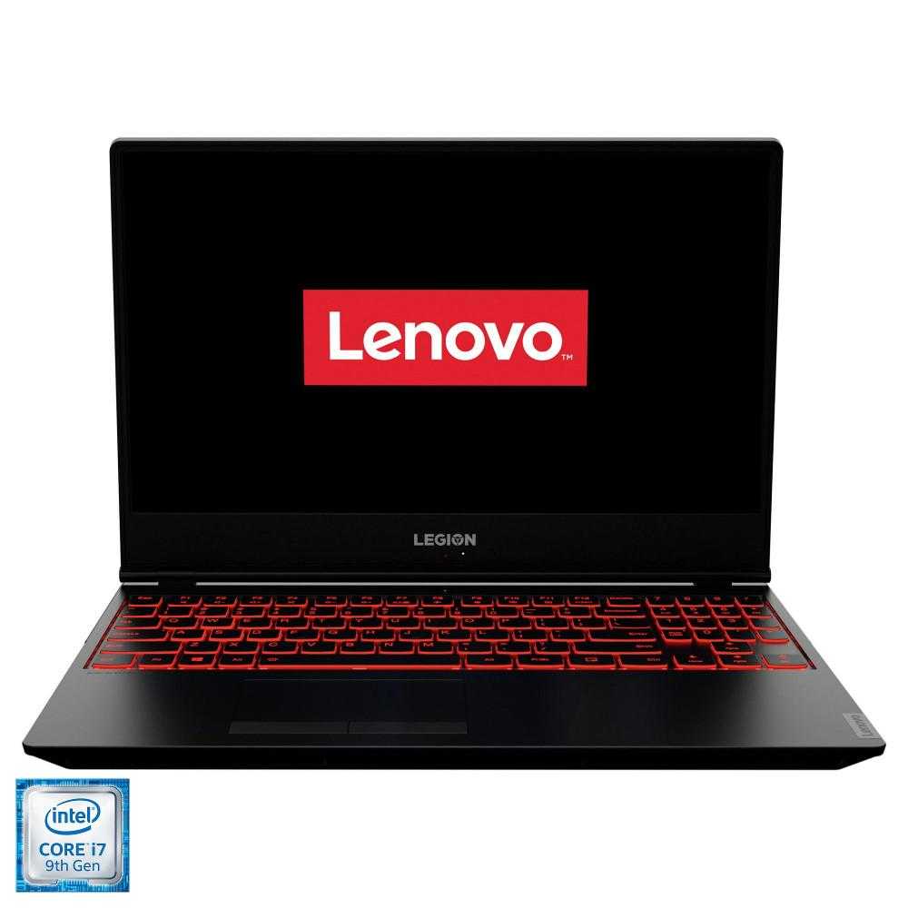 Laptop Gaming Lenovo Legion Y7000 2019 PG0, Intel® Core™ i7-9750HF, 8GB DDR4, HDD 1TB + SSD 256GB, NVIDIA GeForce GTX 1650 4GB, Free DOS