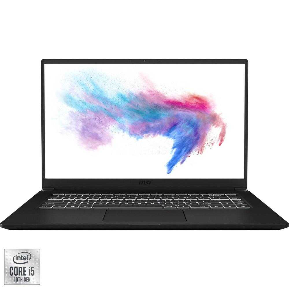 Laptop MSI Modern 15 A10RAS-220XRO, Intel® Core™ I5-10210U, 8GB DDR4, SSD 512GB, NVIDIA GeForce MX330 2GB, Free DOS