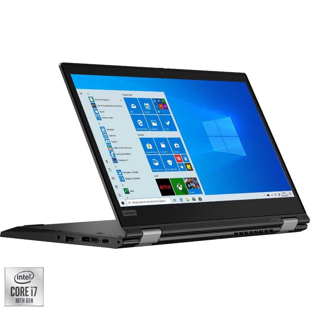 Laptop 2-in-1 Lenovo ThinkPad L13 Yoga, Intel&#174; Core&trade; i7-10510U, 8GB DDR4, SSD 512GB, Intel&#174; UHD Graphics, Windows 10 Pro