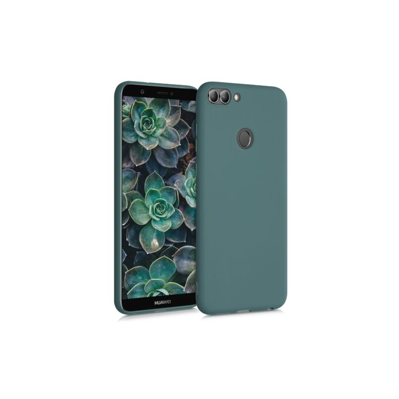 Husa pentru Huawei P Smart/Enjoy 7s, Silicon, Verde, 44124.171