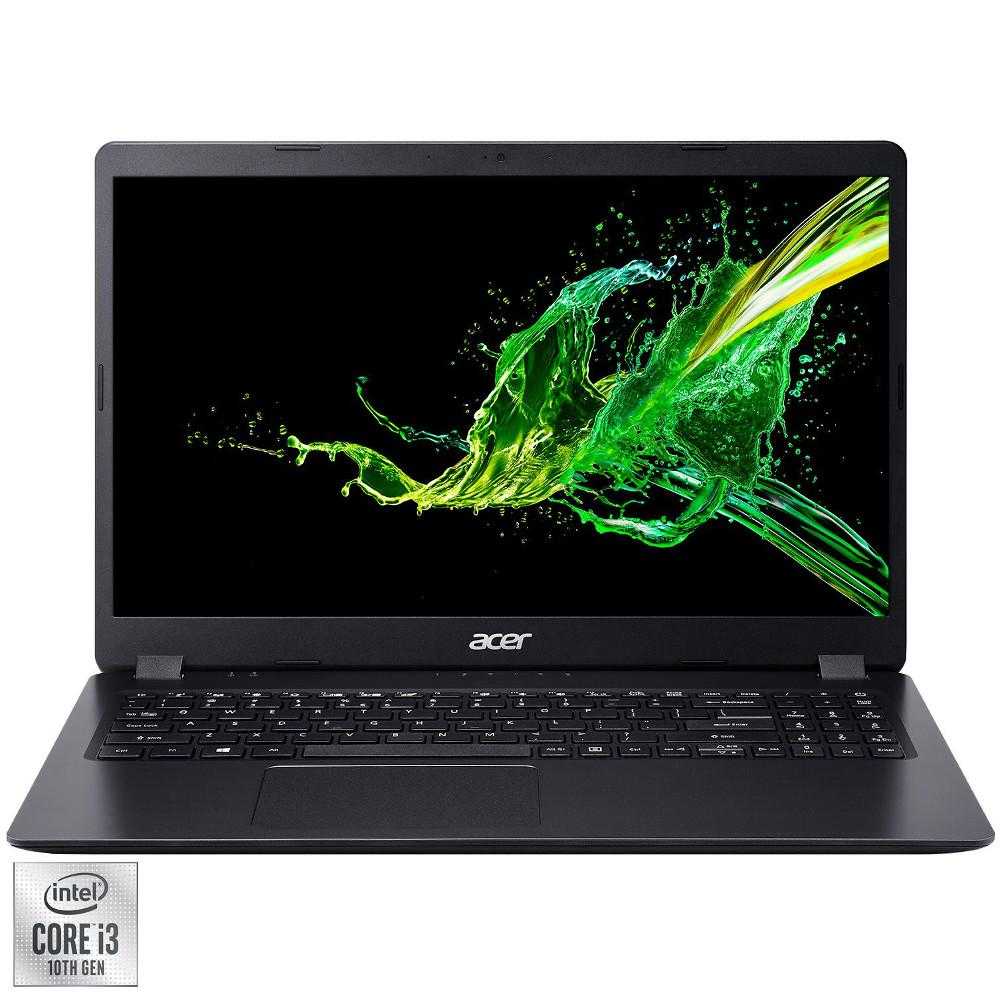 laptop acer aspire 3 a315 58 Laptop Acer Aspire 3 A315-56, Intel&#174; Core&trade; i3-1005G1, 8GB DDR4, SSD 256GB, Intel&#174; UHD Graphics, Linux, Shale Black