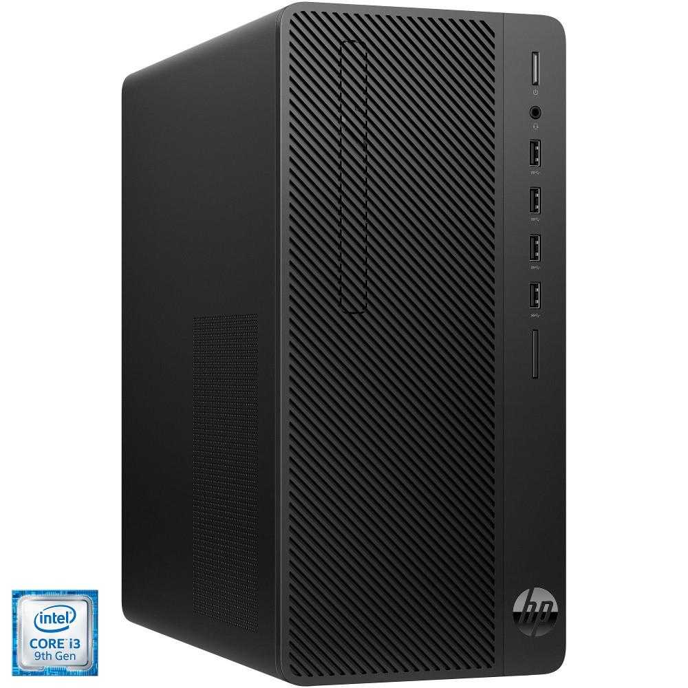 Sistem Desktop PC HP 290 G3 Microtower, Intel&#174; Core&trade; i3-9100, 8GB DDR4, SSD 256GB, Intel&#174; UHD Graphics, Free DOS