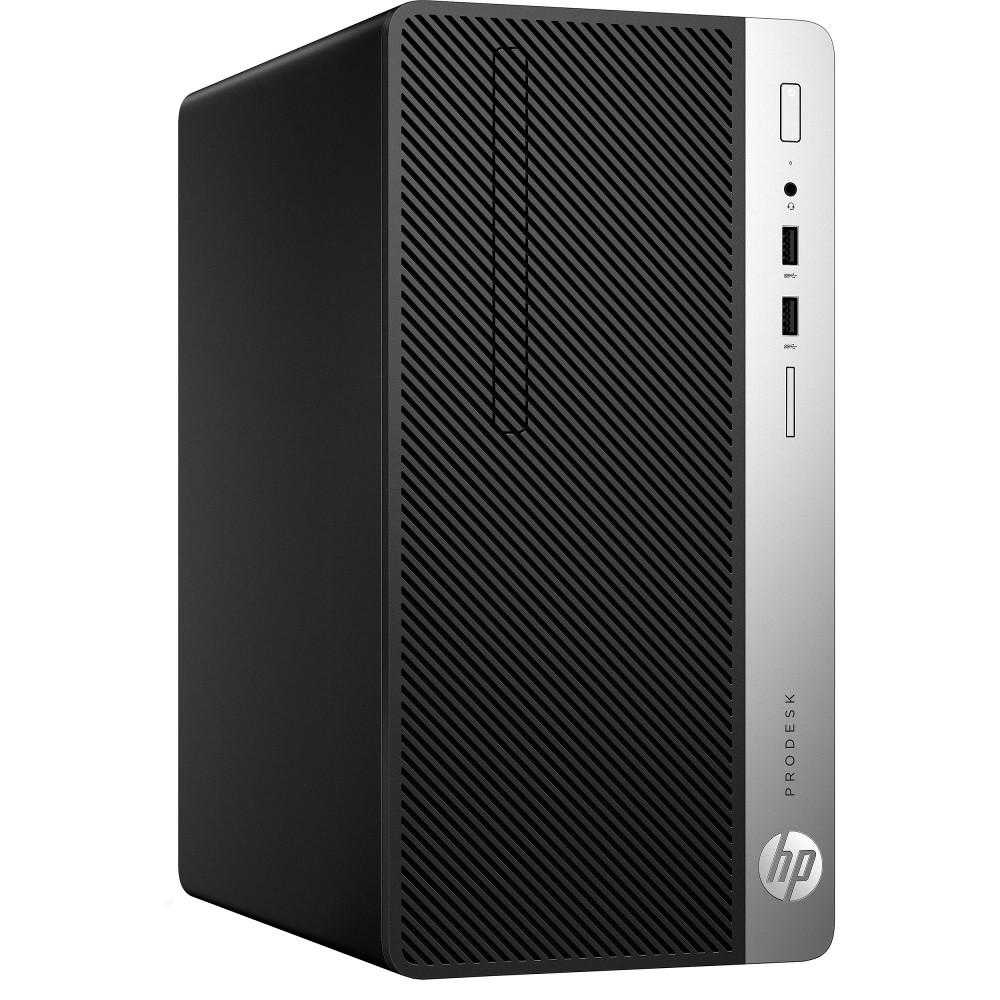 Sistem Desktop HP ProDesk 400 G6 Microtower, Intel® Core™ i7-9700, 8GB DDR4, SSD 256GB, AMD Radeon™ R7 430 2GB, Windows 10 Pro