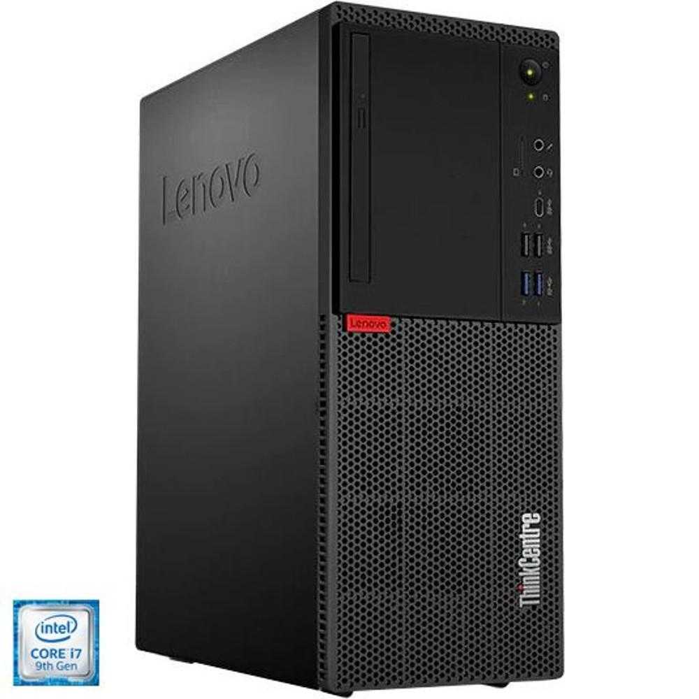 Sistem Desktop PC Lenovo M720, Intel® Core™ i7-9700, 16GB DDR4, SSD 512GB, Intel® UHD Graphics, Windows 10 Pro