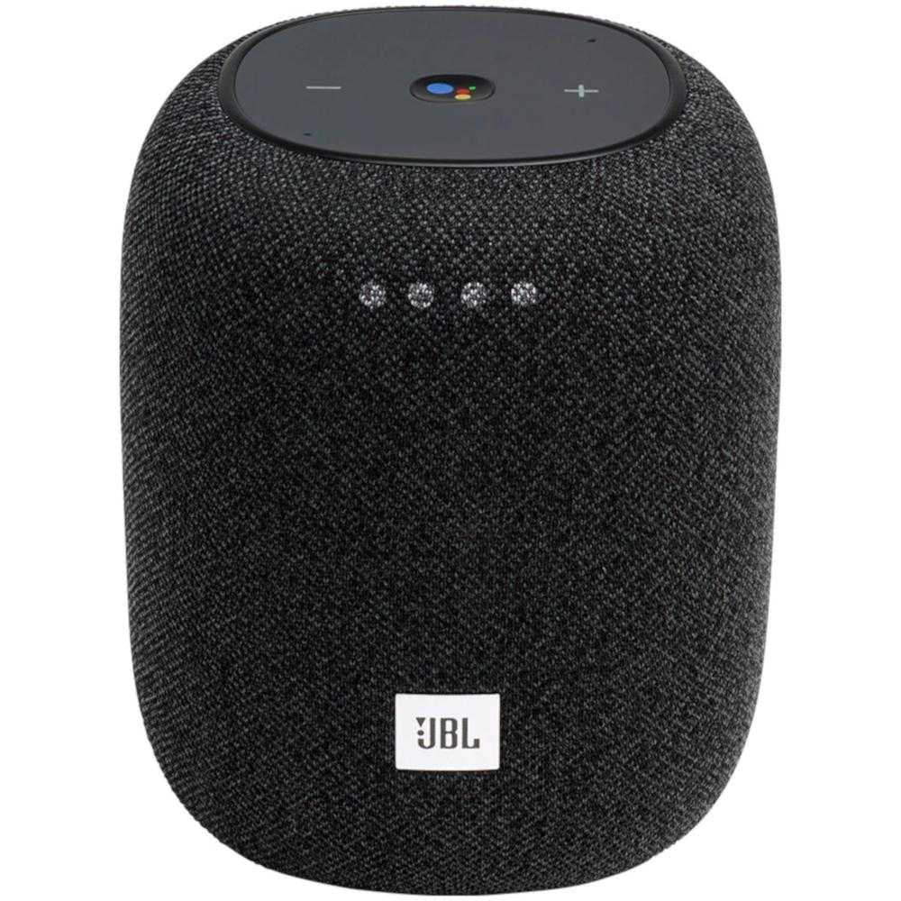 Sistem audio Smart JBL Link Music, Wi-Fi, Bluetooth, Sunet 360, Negru