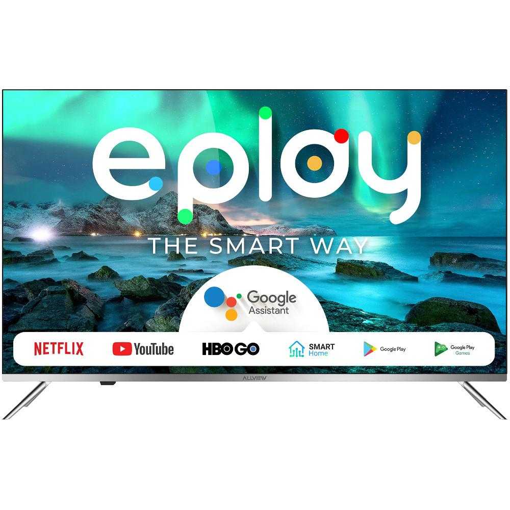 Televizor Smart LED, Allview 55ePlay6100-U, 140 cm, Ultra HD 4K, Android