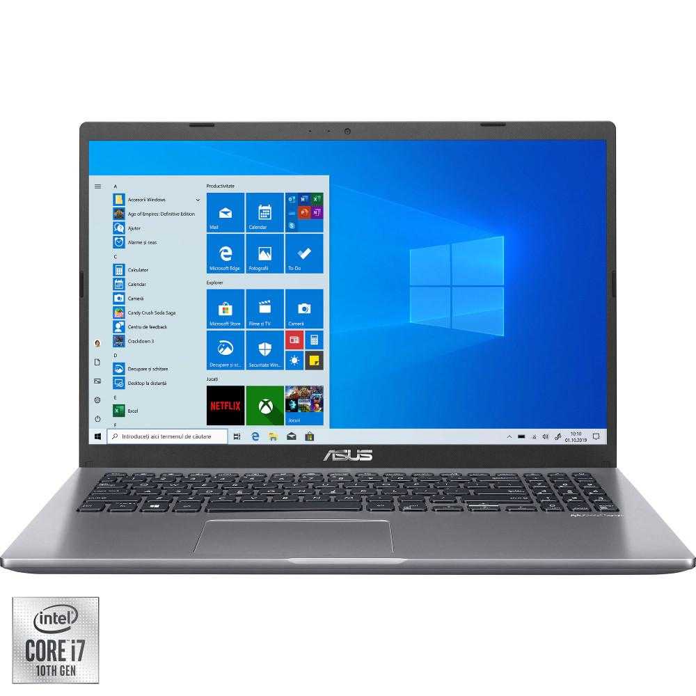 Laptop Asus X509JA-EJ031R, Intel® Core™ i7-1065G7, 8GB DDR4, SSD 512GB, Intel® Iris® Plus Graphics, Windows 10 Pro