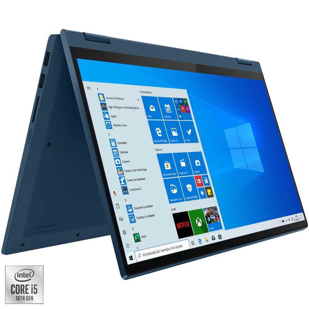 Laptop 2-in-1 Lenovo IdeaPad Flex 5 14IIL05, Intel&#174; Core&trade; i5-1035G1, 16GB DDR4, SSD 512GB, Intel&#174; UHD Graphics, Windows 10 Home